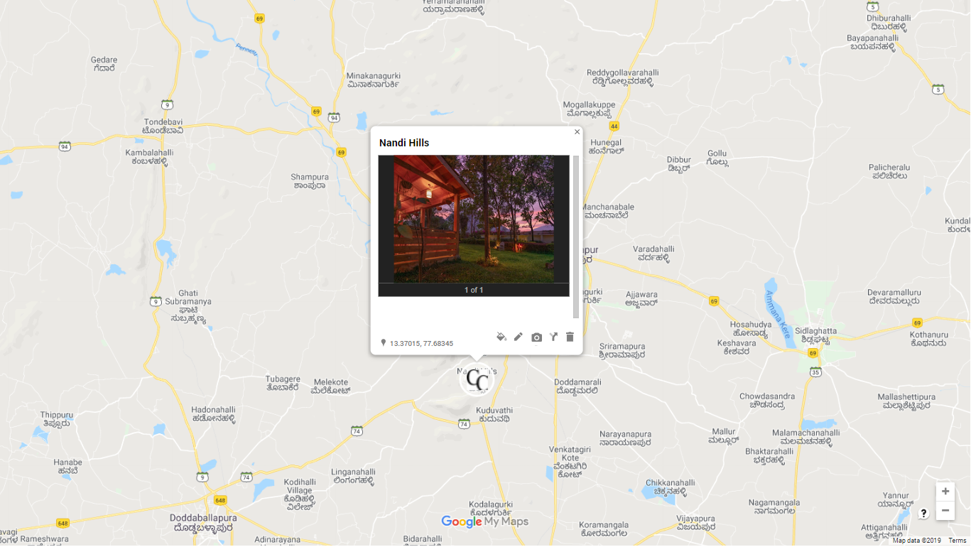 Calista Manor - Location Map