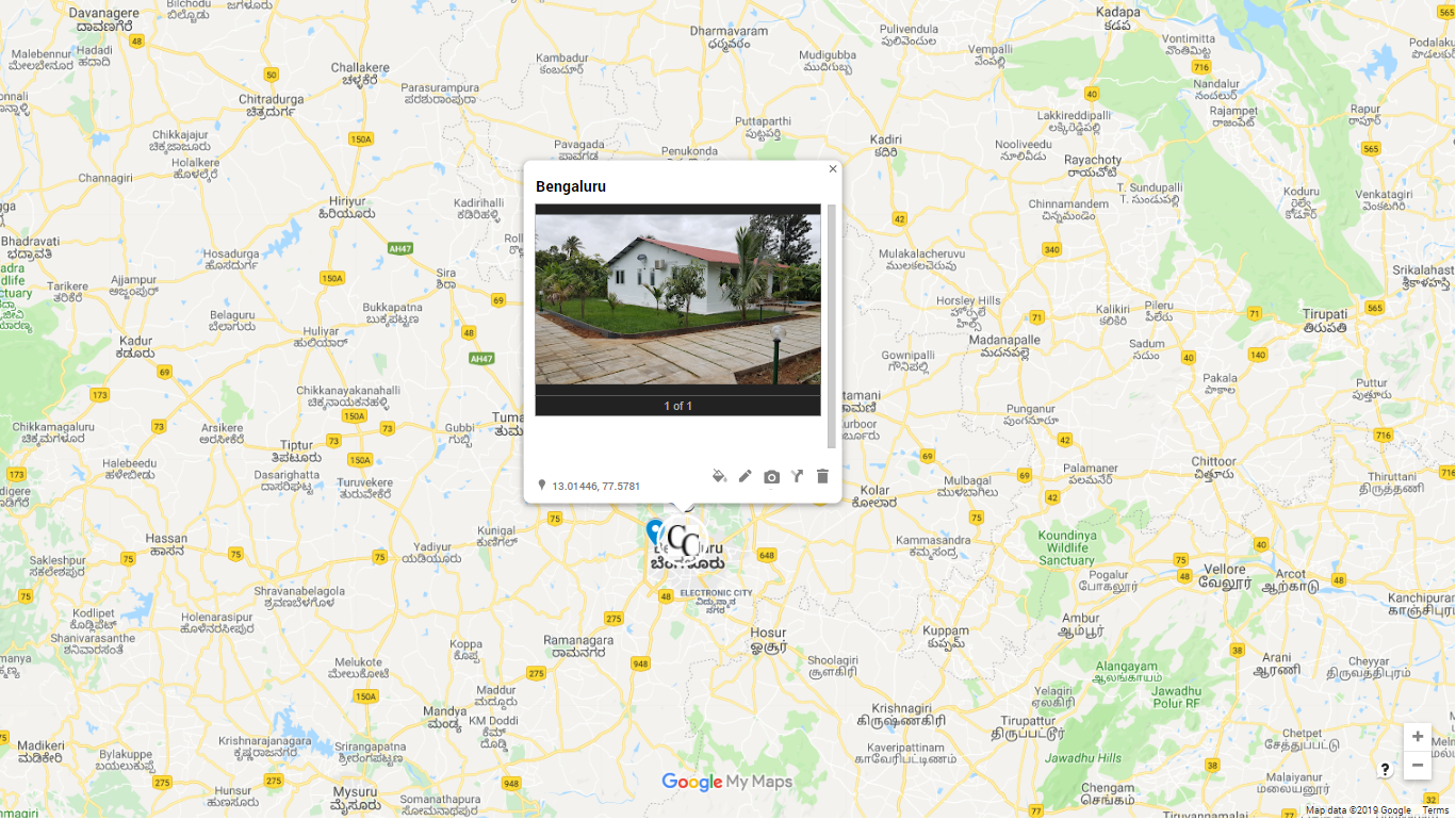 Calista Manor - Location Map